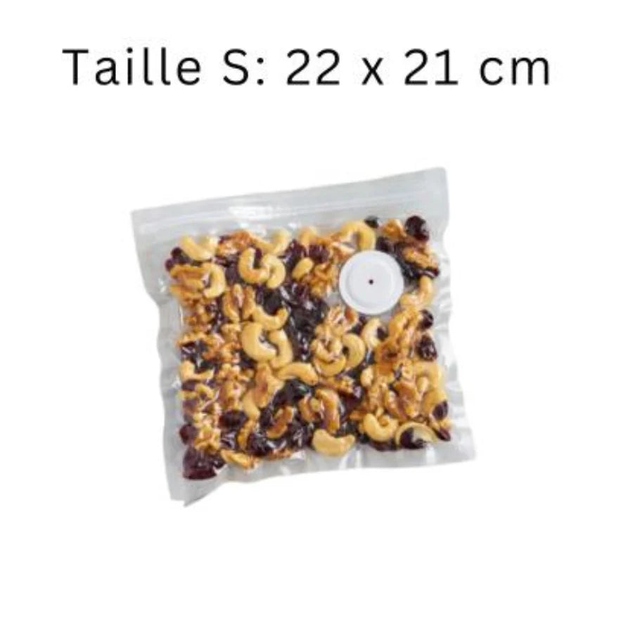 15 Sacs sous vide réutilisables