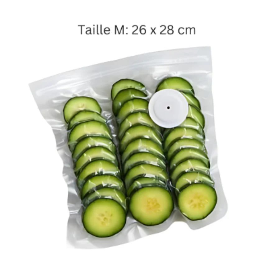 Sacs sous vide réutilisables