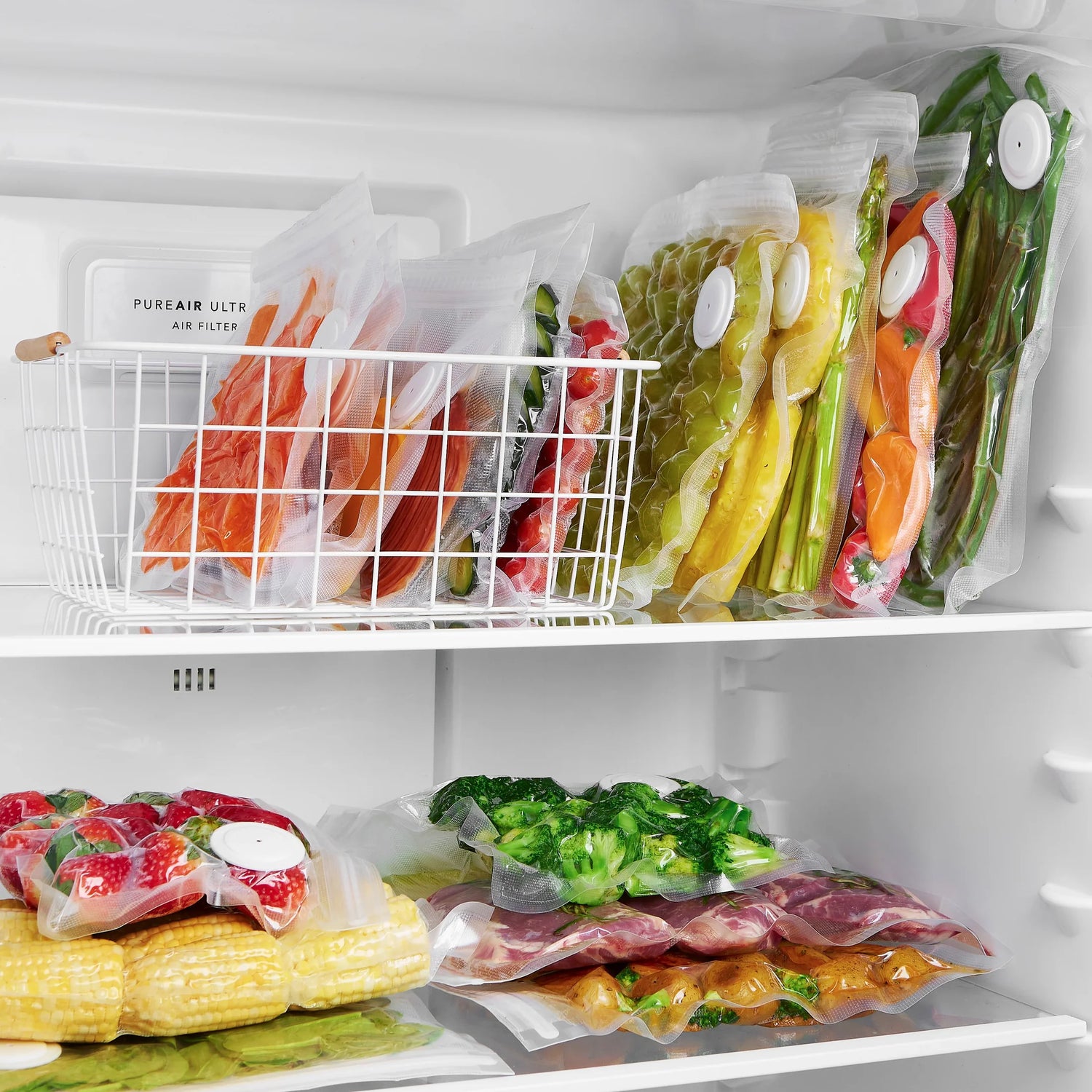 15 Sacs sous vide réutilisables